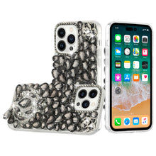 For iPhone 11 6.1inch Case Full Bling Faux Diamond 3D Large Jewel Fashion Cover