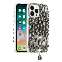 For iPhone 11 6.1inch Case Full Bling Faux Diamond 3D Large Jewel Fashion Cover