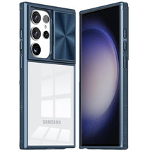 For Samsung Galaxy S24 Ultra Case Rear Lens Sliding Cover Rugged Clear Back