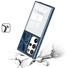 For Samsung Galaxy S24+ Plus Case Rear Lens Sliding Cover Rugged Clear Back