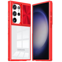 For Samsung Galaxy S24+ Plus Case Rear Lens Sliding Cover Rugged Clear Back