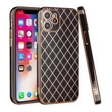 For iPhone 13 PRO Case Electroplated Diamond Wrap Pattern Fashion Phone Cover