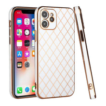 For iPhone 13 PRO Case Electroplated Diamond Wrap Pattern Fashion Phone Cover