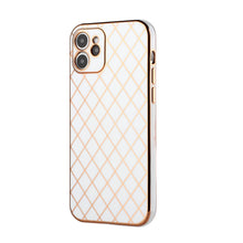 For iPhone 13 PRO Case Electroplated Diamond Wrap Pattern Fashion Phone Cover