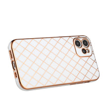 For iPhone 13 PRO Case Electroplated Diamond Wrap Pattern Fashion Phone Cover