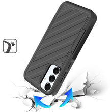 For Samsung A26 5G Case Heavy-Duty Holster Combo Lined Cover + Tempered Glass