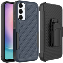 For Samsung A26 5G Case Heavy-Duty Holster Combo Lined Cover + Tempered Glass