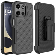 For Motorola Edge 2025 Case and Heavy-Duty Holster Lined Phone Cover Combo