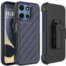 For Motorola Edge 2025 Case and Heavy-Duty Holster Lined Phone Cover Combo