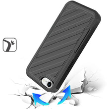 For iPhone 16e Case Heavy-Duty Holster Combo Lined Phone Cover + Tempered Glass