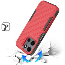 For Moto G Stylus 2025 5G Case Heavy-Duty Holster Combo Lined + Tempered Glass