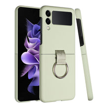 For Samsung Z Flip4 Case Slim Protective Hybrid Phone Cover with Ring Hook