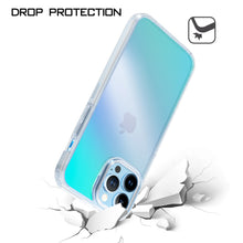 For iPhone 13 PRO Case Translucent Gradient Shockproof Hybrid Phone Cover