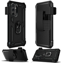 For Samsung Galaxy S24 FE Case Magnetic Ring Stand Holster Clip Cover Combo