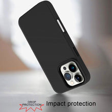 For iPhone 16 PRO MAX Case Premium Soft Rubber Silicone Cover + Tempered Glass