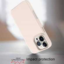 For iPhone 16 PRO MAX Case Premium Soft Rubber Silicone Cover + Tempered Glass