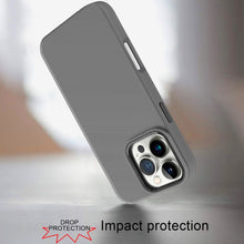 For iPhone 16 PRO MAX Case Premium Soft Rubber Silicone Cover + Tempered Glass