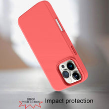 For iPhone 16 PRO MAX Case Premium Soft Rubber Silicone Cover + Tempered Glass