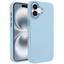 For iPhone 16 6.1inch Case Premium Soft Rubber Silicone Cover + Tempered Glass