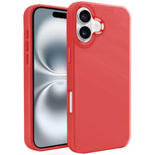 For iPhone 16 6.1inch Case Premium Soft Rubber Silicone Cover + Tempered Glass