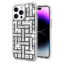 For iPhone 15 PLUS Case Shimmering Bling Hybrid Phone Cover + 2 Tempered Glass