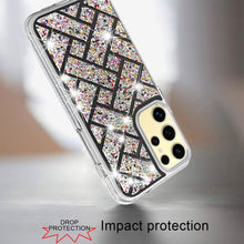 For Samsung Galaxy S24+ Plus Case Dual Layer Shimmering Bling Hybrid Phone Cover