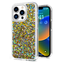 For iPhone 13 PRO Case Bling Glitter Epoxy Hybrid Fashion Phone Cover