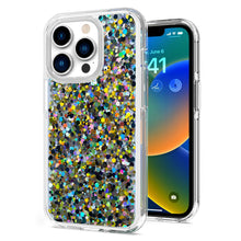 For iPhone 13 PRO Case Bling Glitter Epoxy Hybrid Fashion Phone Cover