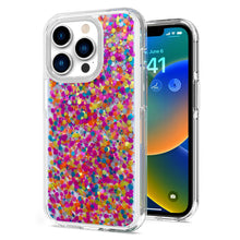 For iPhone 13 PRO Case Bling Glitter Epoxy Hybrid Fashion Phone Cover