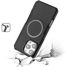 For iPhone 16 PRO MAX Case Magnetic Circle Ring Rugged Side Grip +Tempered Glass