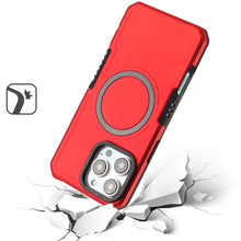 For iPhone 16 PRO MAX Case Magnetic Circle Ring Rugged Side Grip +Tempered Glass