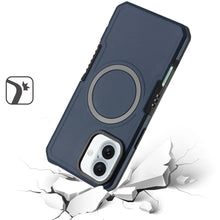 For iPhone 16 Plus 6.7in Case Magnetic Circle Ring Rugged Grip + Tempered Glass