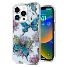 For iPhone 14 PRO Case Dual Layer Print Design Shockproof Hybrid Phone Cover