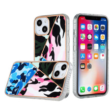 For iPhone 13 PRO Case Geometric IMD No Fade Design Shockproof Phone Cover