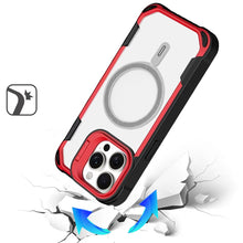 For iPhone 14 PRO MAX 6.7 in. Case Rugged Magnetic Circle Rear Camera Lens Stand