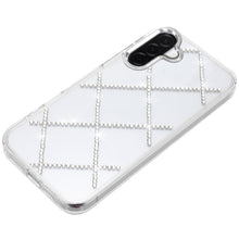 For Samsung A17 5G Case Crystal Gem Bling Diamond Pattern Cover + Tempered Glass