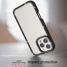 For iPhone 16 PRO MAX Case Bling Front and Back Border Trim + 2 Tempered Glass
