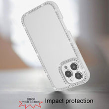 For iPhone 16 PRO MAX Case Bling Front and Back Border Trim + 2 Tempered Glass