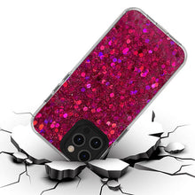 For iPhone 13 PRO Case Full Glitter Fuzed Epoxy Sparkling Phone Cover