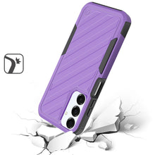 For Samsung A16 5G Case Dual Layer Shockproof Lined Phone Cover + Tempered Glass