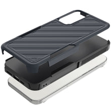 For Samsung A26 5G Case Dual Layer Shockproof Lined Phone Cover + Tempered Glass