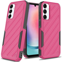 For Samsung A26 5G Case Dual Layer Shockproof Lined Phone Cover + Tempered Glass