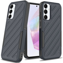 For Samsung A36 Case Dual Layer Shockproof Lined Phone Cover + Tempered Glass