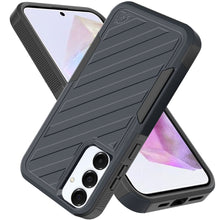 For Samsung A36 Case Dual Layer Shockproof Lined Phone Cover + Tempered Glass
