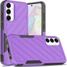 For Samsung A36 Case Dual Layer Shockproof Lined Phone Cover + Tempered Glass