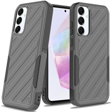 For Samsung A36 Case Dual Layer Shockproof Lined Phone Cover + Tempered Glass