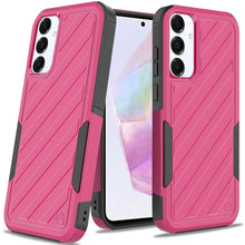 For Samsung A36 Case Dual Layer Shockproof Lined Phone Cover + Tempered Glass