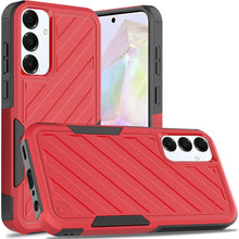 For Samsung A36 Case Dual Layer Shockproof Lined Phone Cover + Tempered Glass