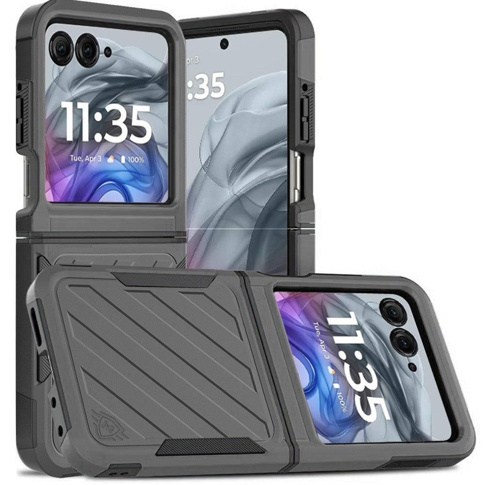 For Motorola Razr 2025/2024 Case Dual Layer Shockproof Lined Phone Cover