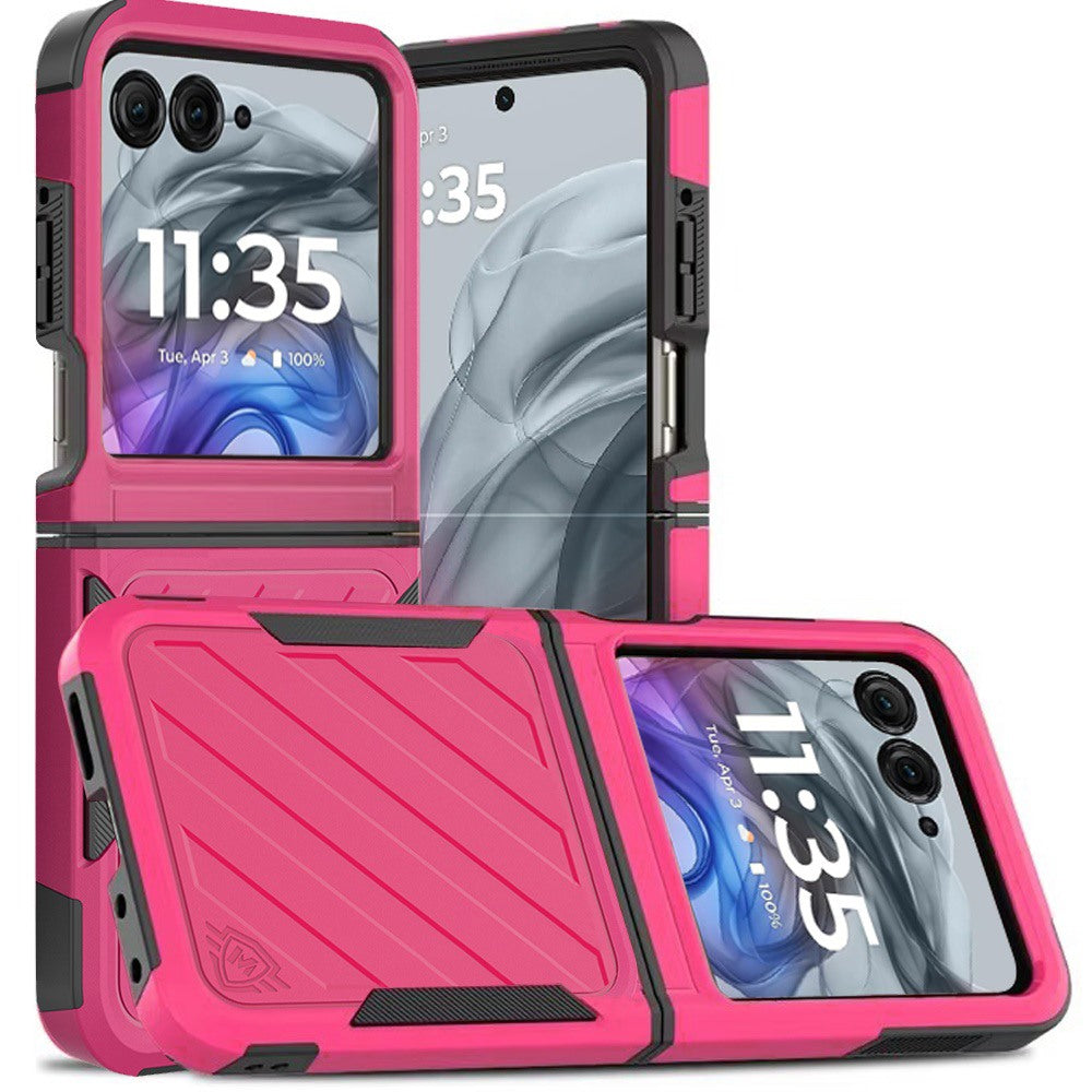 For Motorola Razr 2025/2024 Case Dual Layer Shockproof Lined Phone Cover